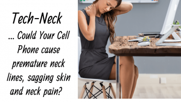 Tech Neck - Premature wrinkles and pain from looking at electronics