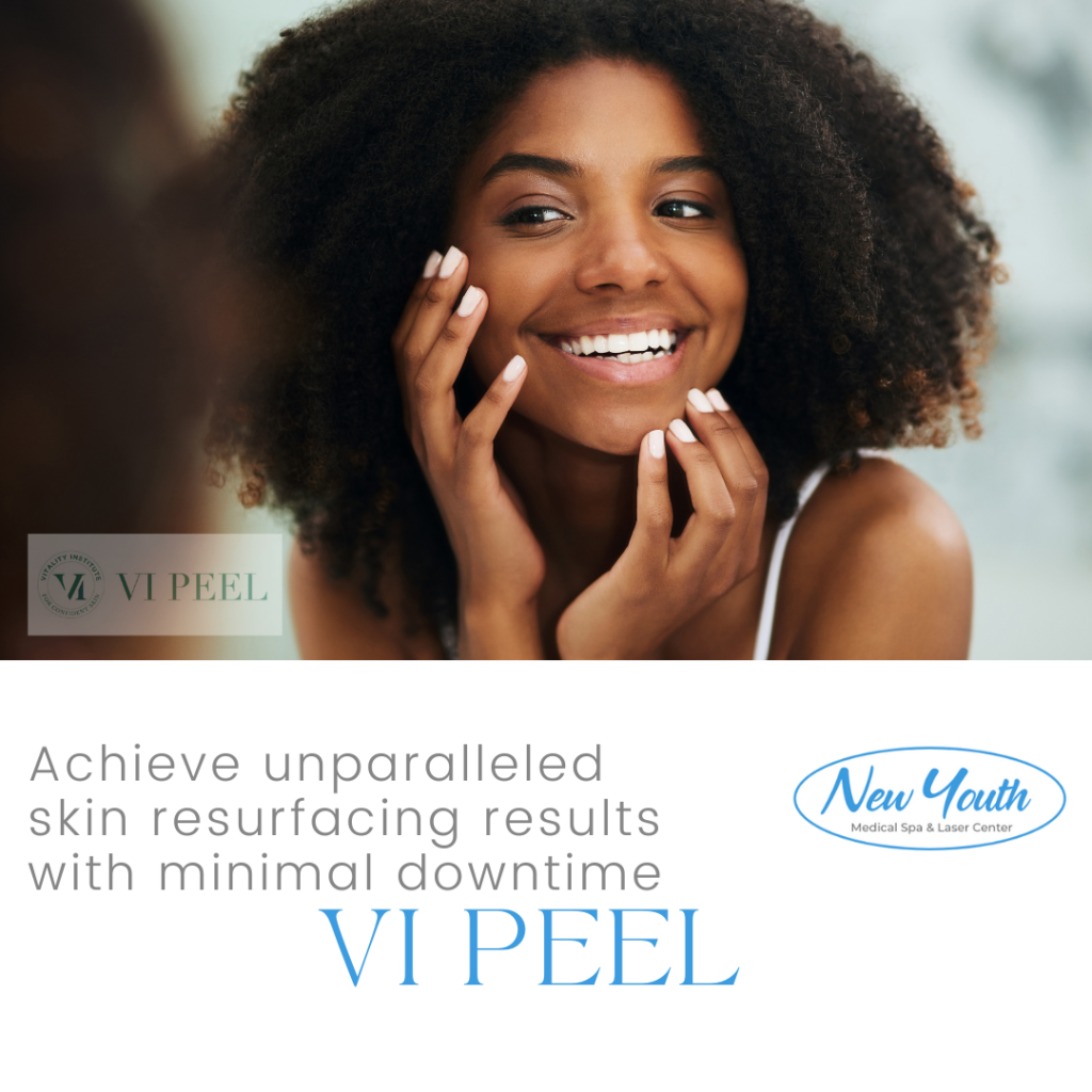 New Youth Medical Spa || ViPeel Vi Peel - Achieve unparalleled skin resurfacing results with minimal downtime.