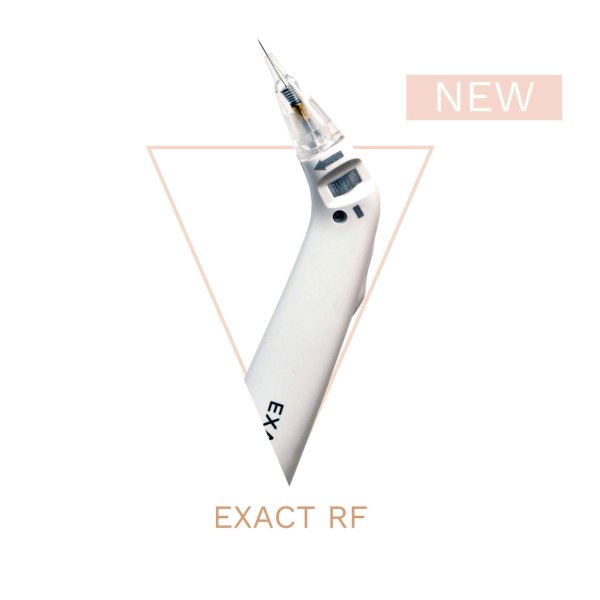 Exact RF by Virtue RF hand piece can treat under eye bags and fine lines and scars