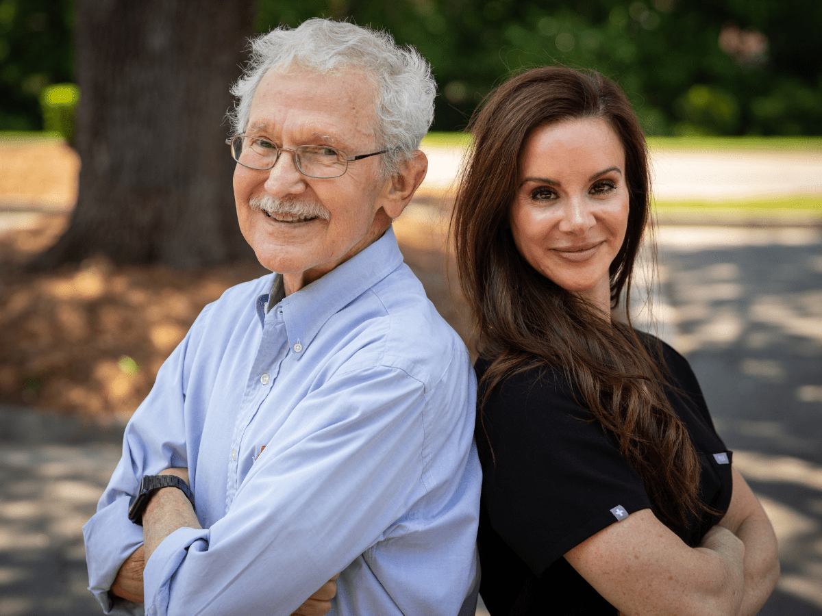 Dr Finger and Holly Wade